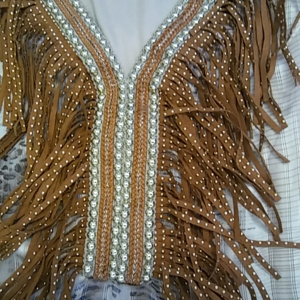 % Sale ! Python Embellished Dress/Tunic - Picture 6 of 6